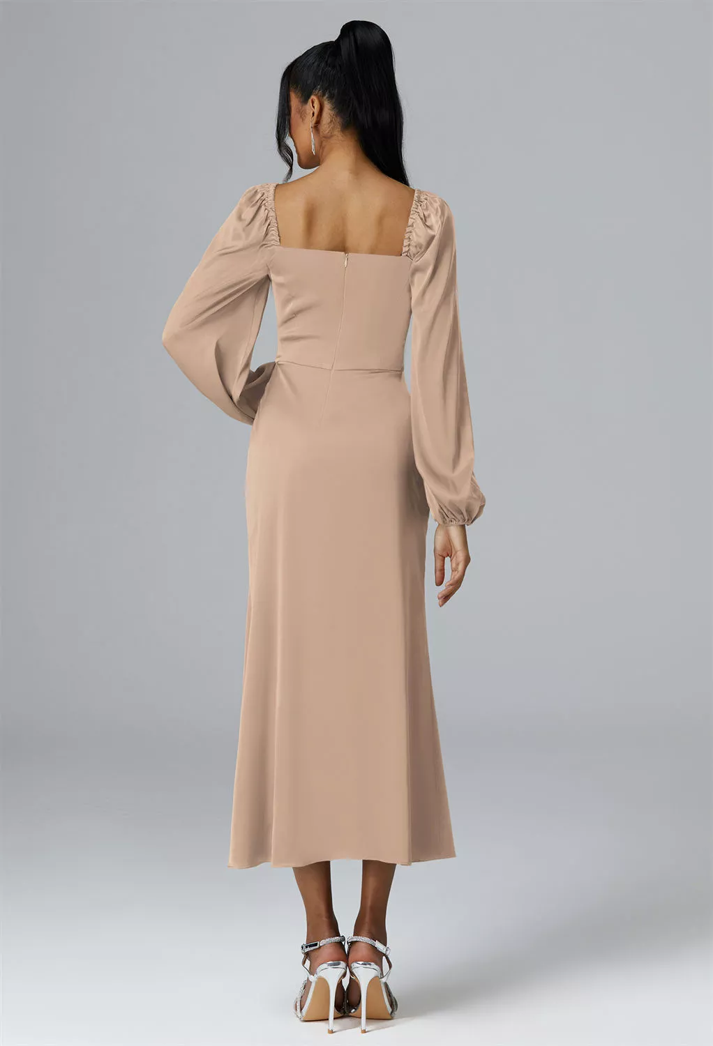 AW Tabitha Taupe  Black Tie Wedding Guest Dresses